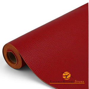 Foglio Ecopelle – Rotolo 45×100 cm | MAF Accessories - Colore: 13605-03K - MARTELLATO ROSSO - by LacariaRicami.Store