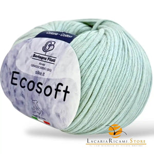 CALDO COTONE Ecosoft - Bertagna Filati 102 - MENTA - LacariaRicami.Store