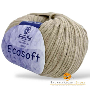 CALDO COTONE Ecosoft - Bertagna Filati 862 - ECRÚ - LacariaRicami.Store