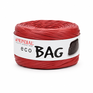 Fettuccia ECO BAG (Eco Pelle) - MONDIAL - Colore: 606 - CILIEGIA - by LacariaRicami.Store