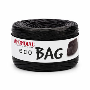 Fettuccia ECO BAG (Eco Pelle) - MONDIAL - Colore: 612 - NERO - by LacariaRicami.Store