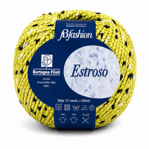 COTONE Estroso - Bertagna Filati - Colore: 10 - GIALLO - by LacariaRicami.Store