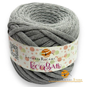 FETTUCCIA EcoBall - LacariaRicami.Store - Colore: 02 - GRIGIO - by LacariaRicami.Store