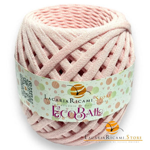 FETTUCCIA EcoBall - LacariaRicami.Store - Colore: 09 - ROSA - by LacariaRicami.Store
