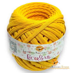 FETTUCCIA EcoBall - LacariaRicami.Store - Colore: 11 - GIALLO - by LacariaRicami.Store