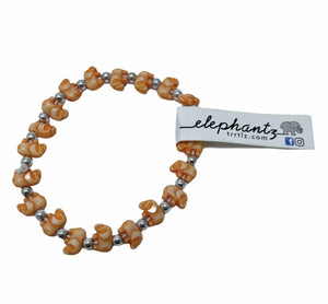 Braccialetti Trrtlz - Elephantz - Colore: Arancione per Audacia - by LacariaRicami.Store