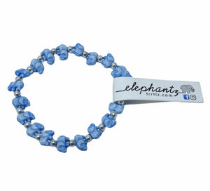 Braccialetti Trrtlz - Elephantz - Colore: Blu per la Moda - by LacariaRicami.Store