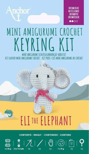 Mini Kit Amigurumi Eli Elefante - Anchor - Colore: - by LacariaRicami.Store