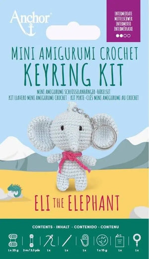 Mini Kit Amigurumi Eli Elefante - Anchor - - LacariaRicami.Store