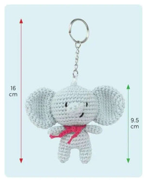 Mini Kit Amigurumi Eli Elefante - Anchor - Colore: - by LacariaRicami.Store