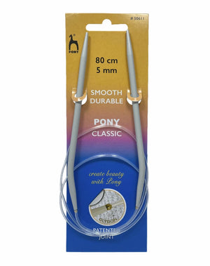 FERRI Circolari 80 Cm - Pony - Colore: 5,0 mm - Lunghi 80 Cm - by LacariaRicami.Store