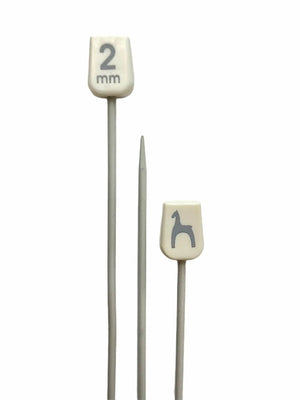 FERRI Maglia 40 Cm - Pony - Colore: ALLUMINIO 40 Cm - mis.: 2,0 mm - by LacariaRicami.Store