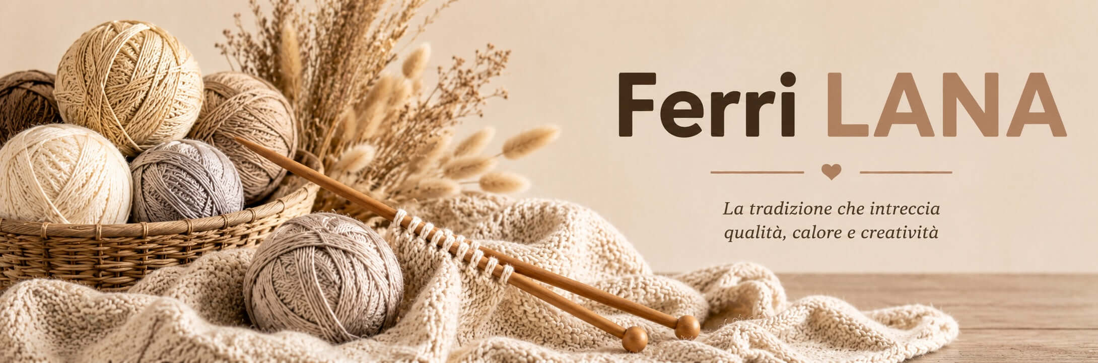 Ferri per lavorare a maglia i filati di lana – set colorati