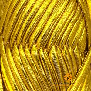 Fettuccia METAL LYCRA - MAS Srl - Colore: 04 - OCRA - by LacariaRicami.Store