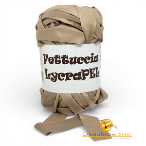 Fettuccia LycraPEL (Eco Pelle) - MAS Srl - Colore: 10 - BEIGE - by LacariaRicami.Store