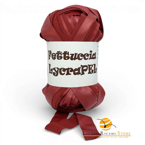 Fettuccia LycraPEL (Eco Pelle) - MAS Srl - Colore: 14 - CILIEGIA - by LacariaRicami.Store