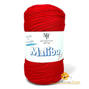 FETTUCCIA Lycra Malibu Bag - Miss Tricot Filati - Colore: 1 - ROSSO - by LacariaRicami.Store