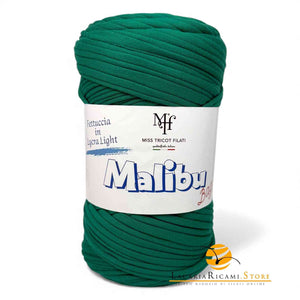 FETTUCCIA Lycra Malibu Bag - Miss Tricot Filati - Colore: 14 - VERDE GUCCI - by LacariaRicami.Store