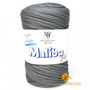 FETTUCCIA Lycra Malibu Bag - Miss Tricot Filati 16 - GRIGIO - LacariaRicami.Store