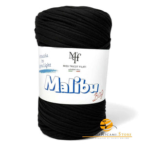 FETTUCCIA Lycra Malibu Bag - Miss Tricot Filati 4 - NERO - LacariaRicami.Store