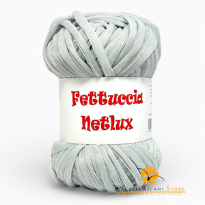 Fettuccia NETLUX - MAS Srl - Colore: 63 - ARGENTO ARGENTO LUX - by LacariaRicami.Store