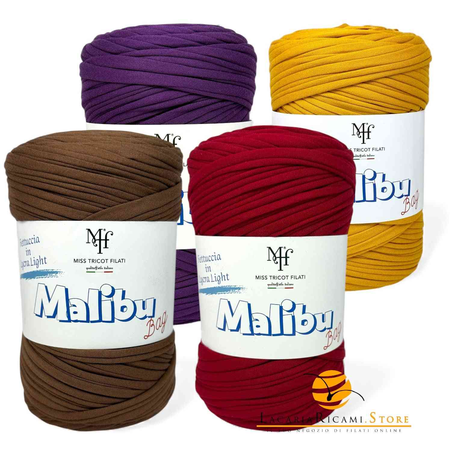 FETTUCCIA Lycra Malibu Bag - Miss Tricot Filati - LacariaRicami.Store