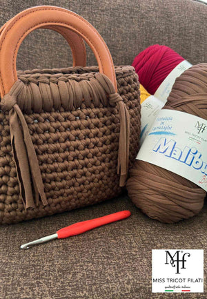 FETTUCCIA Lycra Malibu Bag - Miss Tricot Filati - LacariaRicami.Store