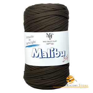 FETTUCCIA Lycra Malibu Bag - Miss Tricot Filati - Colore: 31 - MARRONE TALPA - by LacariaRicami.Store