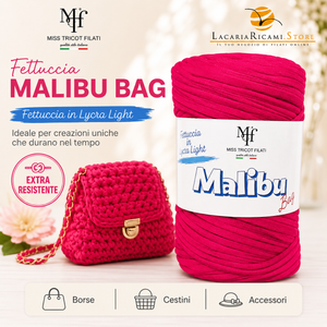 FETTUCCIA Lycra Malibu Bag - Miss Tricot Filati - Colore: - by LacariaRicami.Store