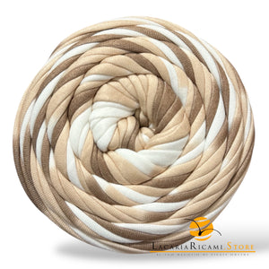 FETTUCCIA Soft Lycra - MAS Srl - 690 - SFUMATO BEIGE - LacariaRicami.Store