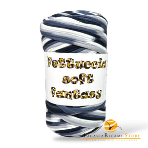 FETTUCCIA Soft Lycra - MAS Srl 770 - SFUMATO NERO - LacariaRicami.Store