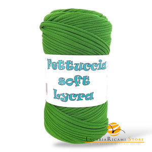 FETTUCCIA Soft Lycra - MAS Srl 80 - SMERALDO (VERDE BANDIERA) - LacariaRicami.Store