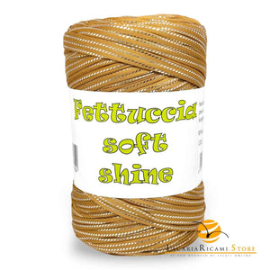 FETTUCCIA Soft Lycra - MAS Srl SHINE 152 - NOCCIOLA SILVER - LacariaRicami.Store
