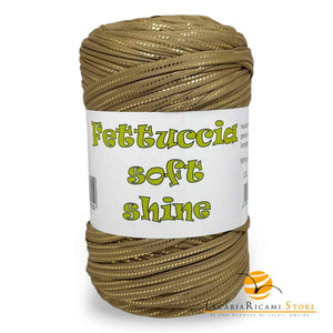 FETTUCCIA Soft Lycra - MAS Srl SHINE 58 - TORTORA GOLD - LacariaRicami.Store