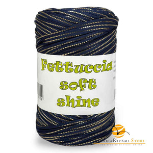 FETTUCCIA Soft Lycra - MAS Srl SHINE 67 - BLU GOLD - LacariaRicami.Store