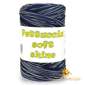 FETTUCCIA Soft Lycra - MAS Srl - SHINE 67 - BLU SILVER - LacariaRicami.Store