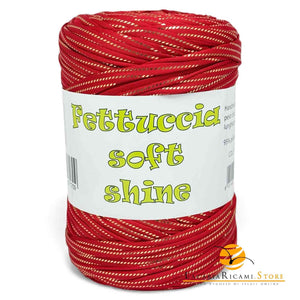 FETTUCCIA Soft Lycra - MAS Srl SHINE 70 - ROSSO GOLD - LacariaRicami.Store