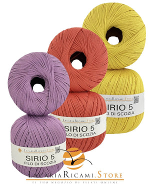 Cotone Filo Di Scozia SIRIO 5 - LacariaRicami.Store - - LacariaRicami.Store