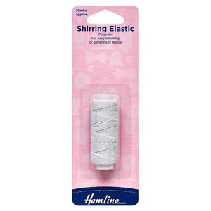 Filo Elastico da cucire - Hemline - Colore: BIANCO - 20 metri - by LacariaRicami.Store