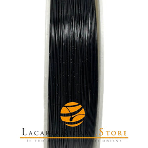 Filo METALLICO per Bigiotteria - Colore: 01 - NERO - by LacariaRicami.Store