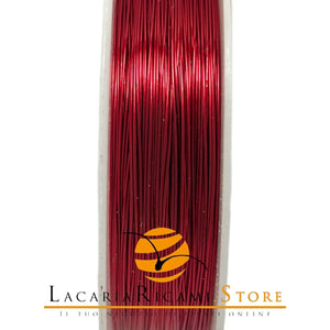 Filo METALLICO per Bigiotteria - Colore: 04 - ROSSO - by LacariaRicami.Store
