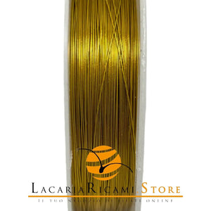 Filo METALLICO per Bigiotteria - Colore: 09 - ORO - by LacariaRicami.Store