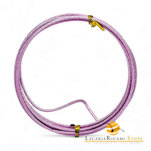 FILO In Alluminio Colorato LAVORATO 2 mmX2 metri - FUCSIA 842427 - LacariaRicami.Store