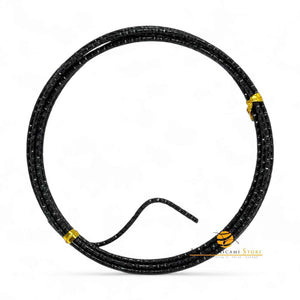FILO In Alluminio Colorato LAVORATO - Colore: 2 mmX2 metri - NERO 842431 - by LacariaRicami.Store