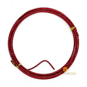 FILO In Alluminio Colorato LAVORATO - Colore: 2 mmX2 metri - ROSSO 842431 - by LacariaRicami.Store