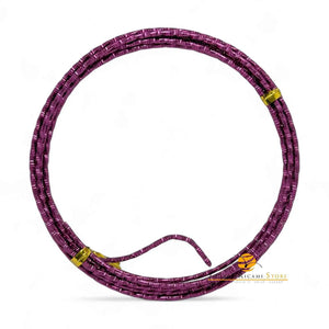 FILO In Alluminio Colorato LAVORATO - Colore: 2 mmX2 metri - VIOLA 842431 - by LacariaRicami.Store