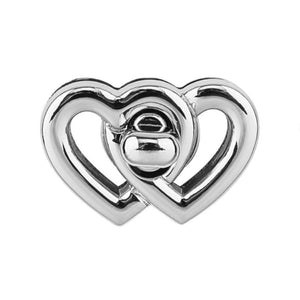 Chiusura GIRELLO Cuore a Cuore - Colore: 17549-01 - ARGENTO - by LacariaRicami.Store