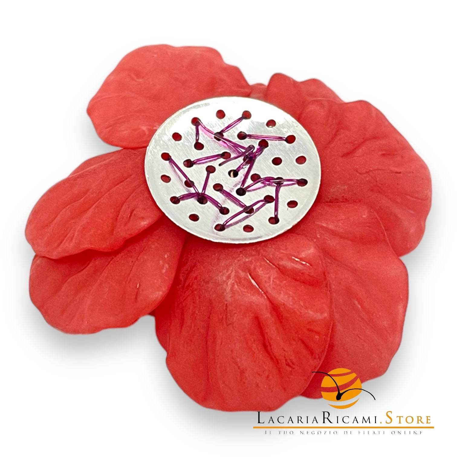 FIORE in Resina da Cucire con Perline - SandraB - - LacariaRicami.Store