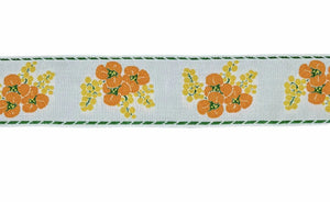 NASTRO Jacquard Floreale - Colore: FLOREALE – 01 - 5 Cm - by LacariaRicami.Store