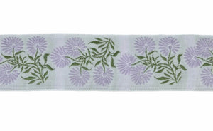 NASTRO Jacquard Floreale - Colore: FLOREALE – 02 – 5 Cm - by LacariaRicami.Store